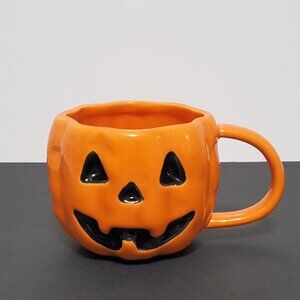 NEW RARE Williams Sonoma Jack o Lantern Mug 20 OZ Stoneware
